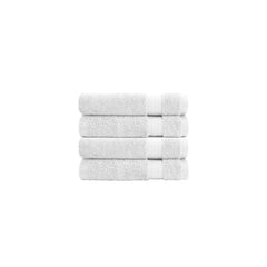 Serene Cotton Hand Towels White, 4 towels