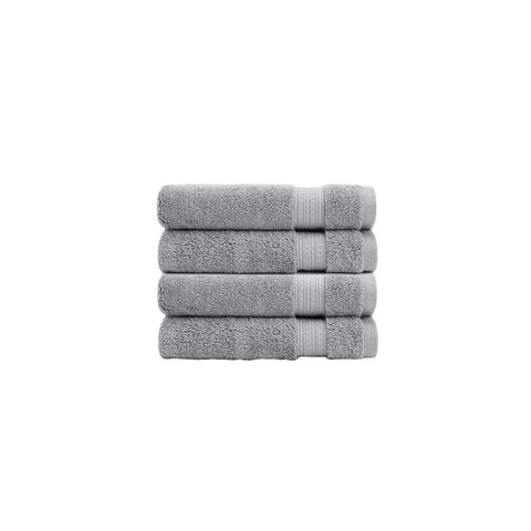 Serene Cotton Hand Towels Grey, 4 towels