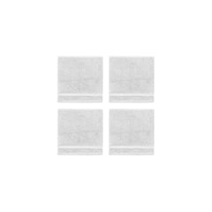 Serene Cotton Wash Cloths White, 4 units