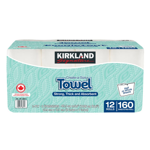 Kirkland Paper Towel, 12 x 160 sheets