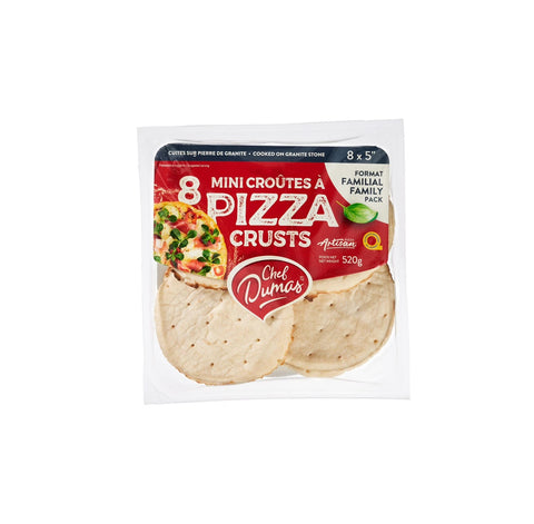 Chef Dumas Mini Pizza Crusts, 2 x 8 crusts