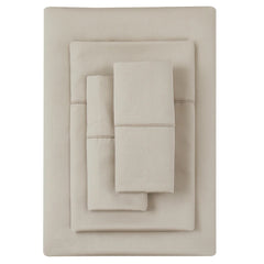 Kirkland Pima Cotton King Sheet Set Light Taupe, 6 pieces