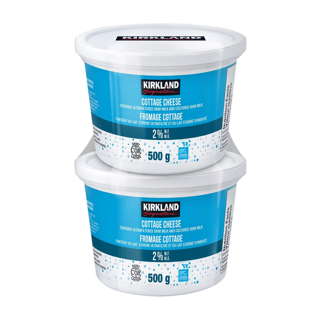 Kirkland Cottage Cheese 2%, 2 x 500 g