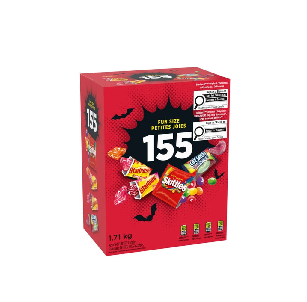 Skittles and Starburst Assorted Candy, 155 pieces