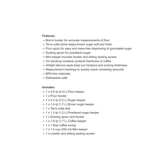 ProKeeper Bakers Storage Set, 6 containers