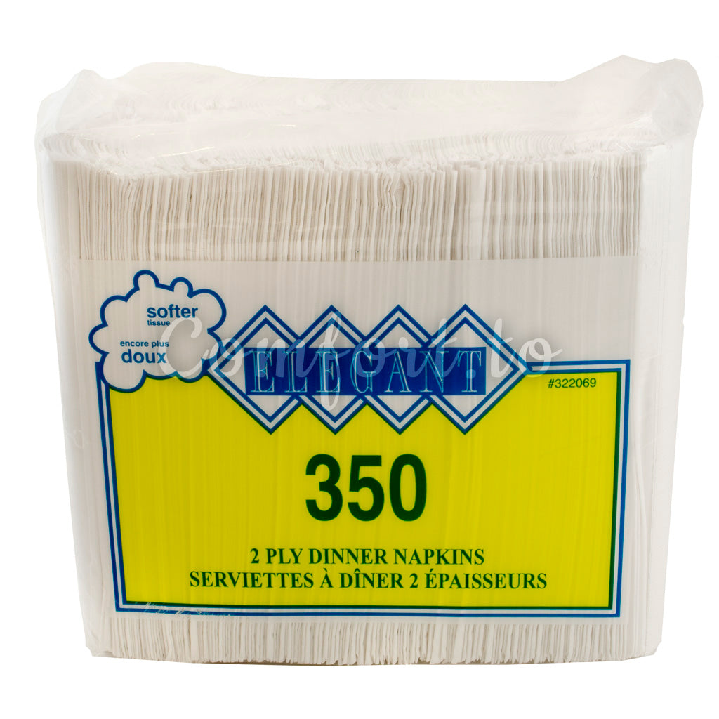 Elegant Dinner Napkins, 350 napkins