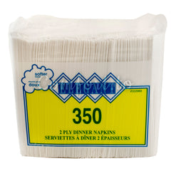 Elegant Dinner Napkins, 350 napkins