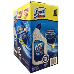 Lysol Toilet Bowl Cleaner, 4 x 0.9 L