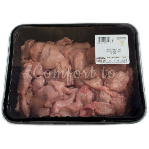 Grain fed Veal Cubes , 1.2 kg