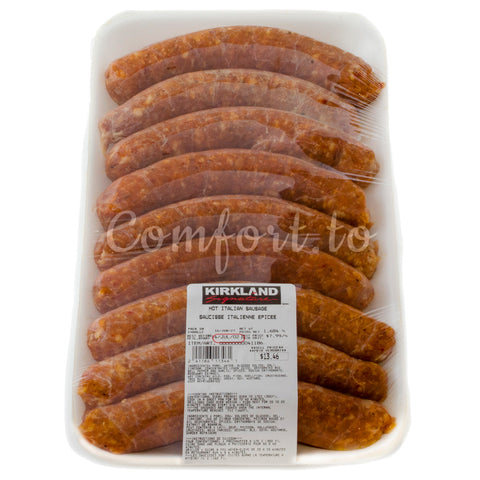 Kirkland Hot Italian Sausages, 1.5 kg