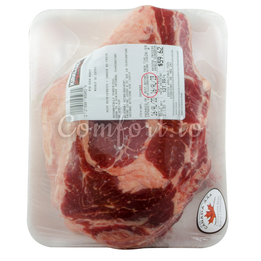 Kirkland Rib Oven Beef Roast, 3.7 kg