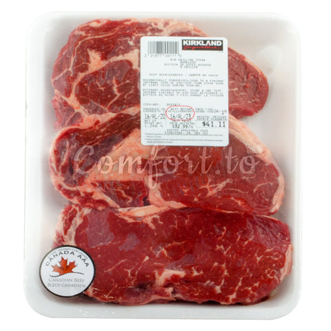 Kirkland Rib Grilling Boneless Steak, 1.7 kg