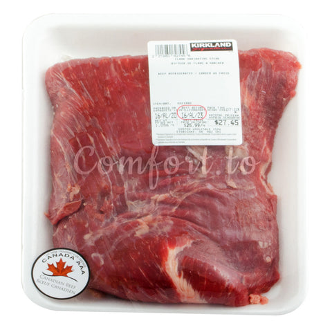 Kirkland Flank Marinating Beef Steak, 1.9 kg