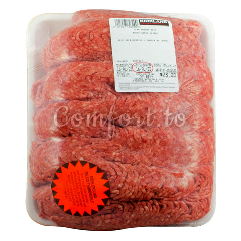 Kirkland Lean Ground Beef <15%, 3.5 kg