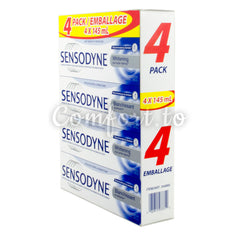 Sensodyne Whitening Toothpaste, 4 x 115 mL