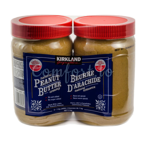 Kirkland Peanut Butter, 2 x 1 kg