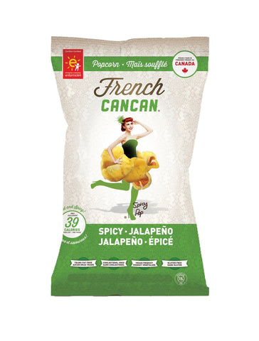 Cancan Spicy Jalapeno popcorn, 398 g