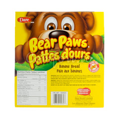 Dare Banana Bread Bear Paws, 36 x 45 g