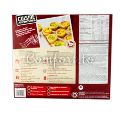 Cusine Adventures Frozen Mini Quiche Duo, 1.3 kg