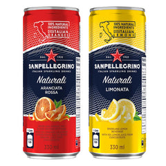 San Pellegrino Italian Sparkling Drinks Naturali, 24 x 330 mL