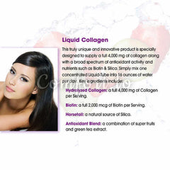 Applied Nutrition Liquid Collagen 4000 mg Skin Revitalization Liquid–Tubes Strawberry & Kiwi, 2 x 10 tubes