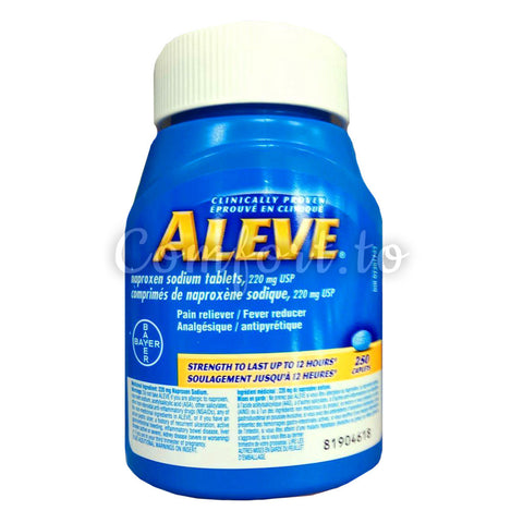 Bayer Aleve 220 mg , 250 tablets