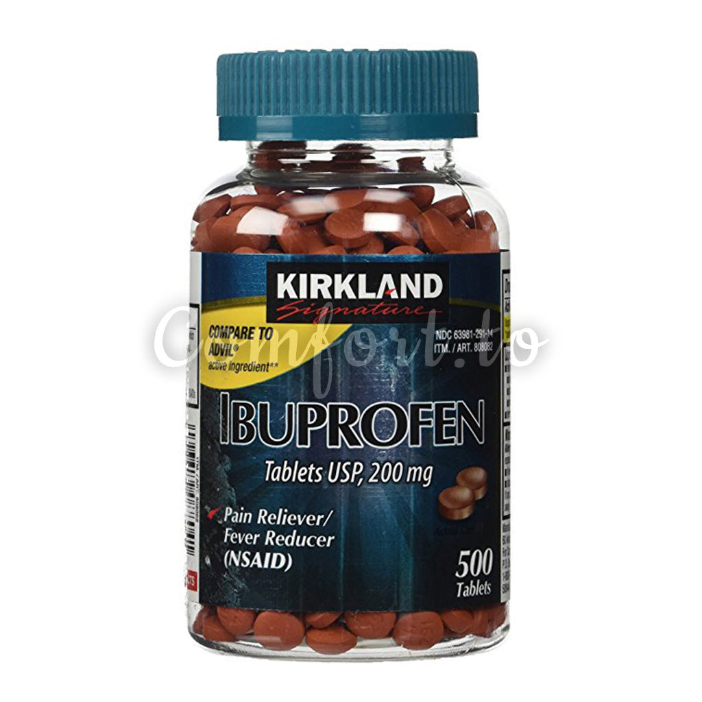 Kirkland Signature Ibuprofen Tablets, 200 mg, 500 caplets