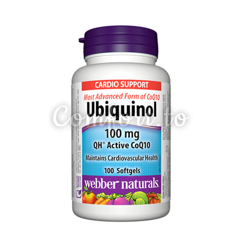 Webber Naturals Ubiquinol 100 mg, 100 softgels