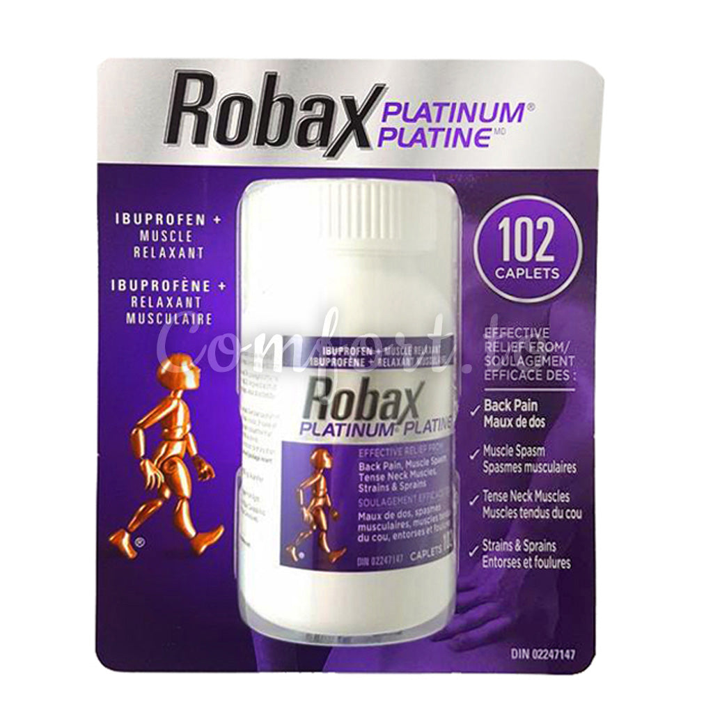 Robax Platinum Value Size, 102 caplets | Comfort.to