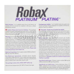 Robax Platinum Value Size, 102 caplets