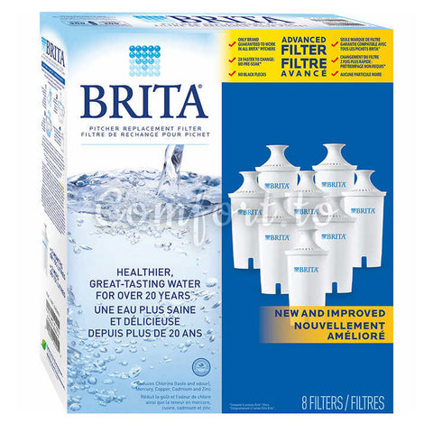 Brita Replacement Filter Pack Of 8, 8 units