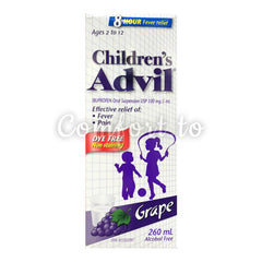 Children's Advil 260Ml Ages 2 To 12 Grape + 100mL, 360 mL