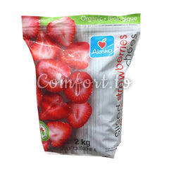 Frozen Organic Sliced Strawberries, 2 kg