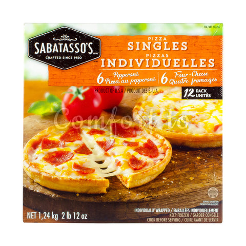 Sabatasso's Pizzeria Pizza Singles, 1.2 kg