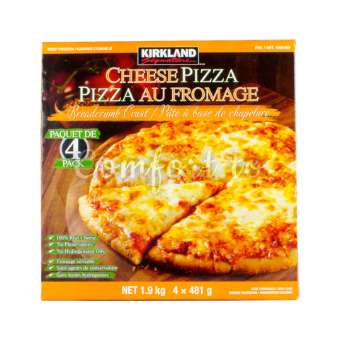 Kirkland Signature Cheese Pizza, 4 x 481 g