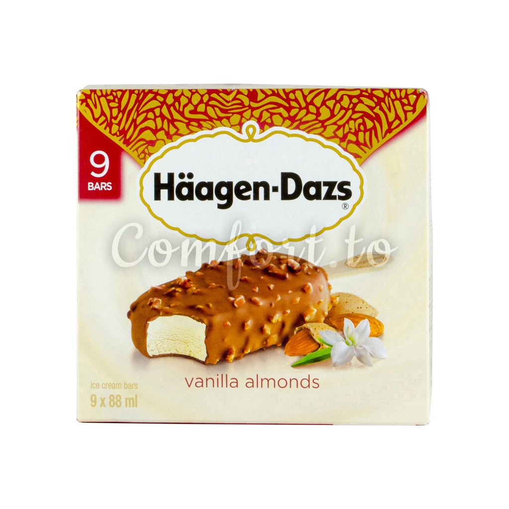 $3.5 OFF - Haagen–Dazs Vanilla Almonds, 9 x 88 mL