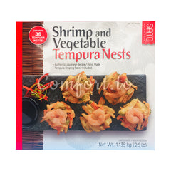 Sato Frozen Shrimp and Vegetable Tempura Nests, 1.1 kg
