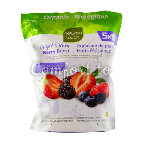 Frozen Nature's Touch Organic Very Berry Burst, 1.5 kg