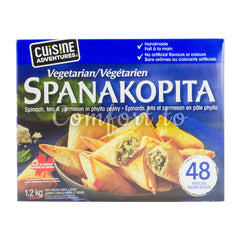 Frozen Cuisine Adventure Vegetarian Spanakopita, 1.2 kg