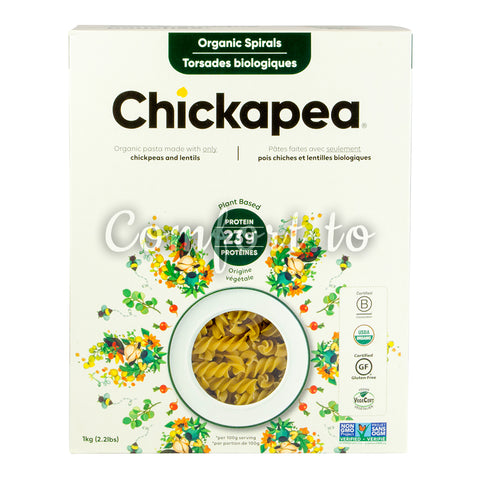 Chickpea Organic Spirals, 1 kg