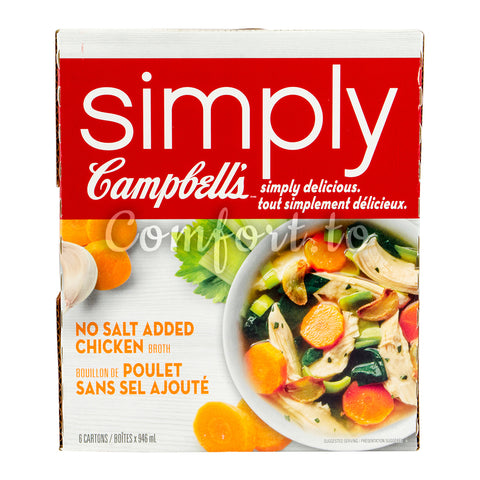 Campbell's Chicken Broth , 6 x 0.9 L
