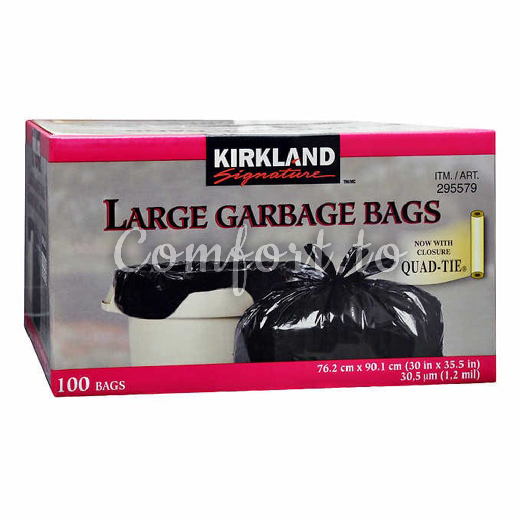 Kirkland Signature Garbage Bags 30" x 35.5", 100 bags
