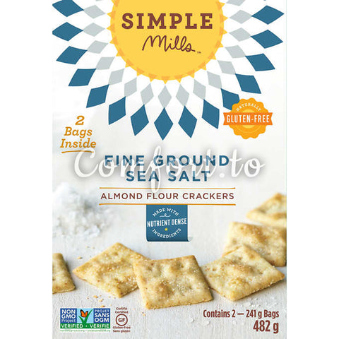 Simple Mills Almond Flour Cracker, 2 x 241 g