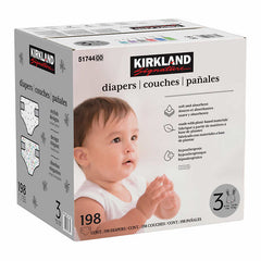 Kirkland Signature Diapers Size 3, 222 units