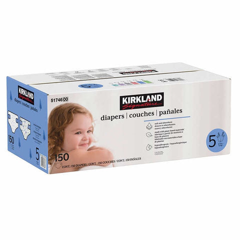 Kirkland Signature Diapers Size 5, 168 diapers
