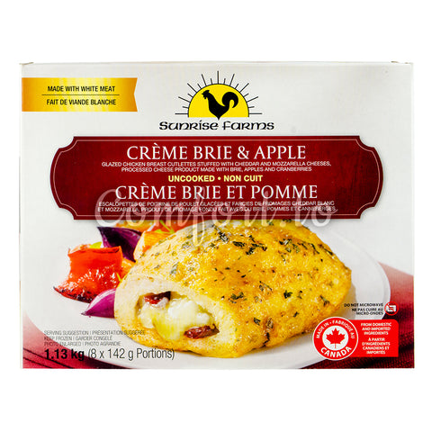 Sunrise Farms Frozen Crème Brie & Apple Glazed Chicken, 8 x 142 g