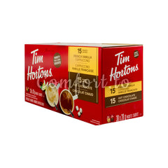 Tim Hortons Hot Chocolate & French Vanilla Cappucino, 30 x 28 g