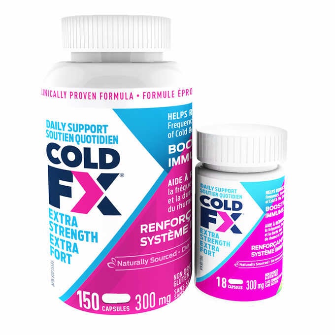 COLD-FX Extra Strength 300 mg, 2 x 168 capsules