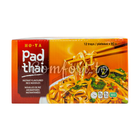 Ho-Ya Pad Thai Instant Flavoured Rice Noodles, 12 x 80 g