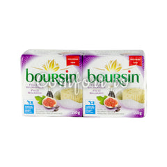 Boursin Fig & Balsamic Cheese, 2 x 150 g